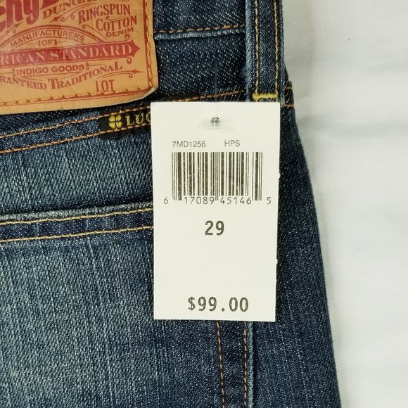 Lucky Brand size 29 Relaxed Bootleg Fit Midrise - Picture 4 of 11